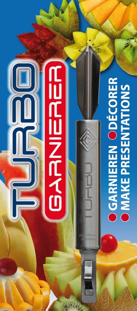 Garniermesser – Für Obst & Gemüse, 3in1 Funktion