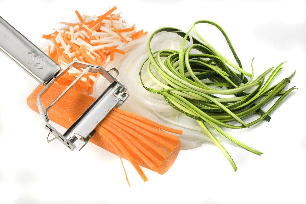 TURBO Julienne-Schäler – Für feine Streifen aus Gemüse & Obst