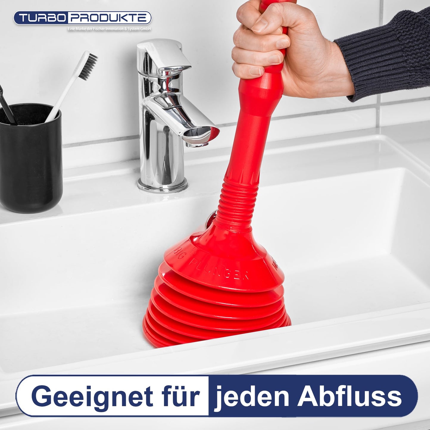 Stampfer – Rohrfrei-Pömpel mit 5-facher Saugkraft