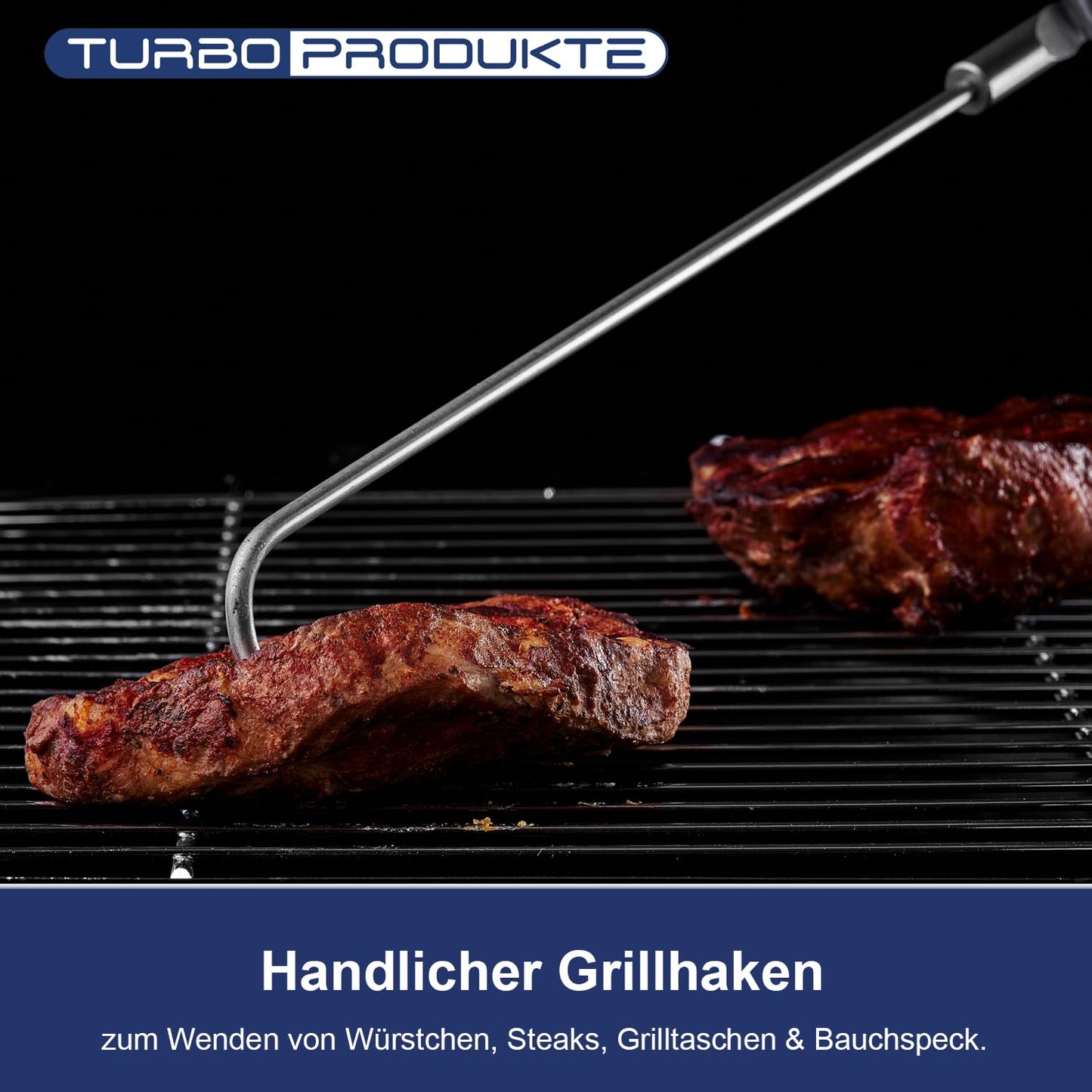 turbo grillhaken als handlicher grillhaken