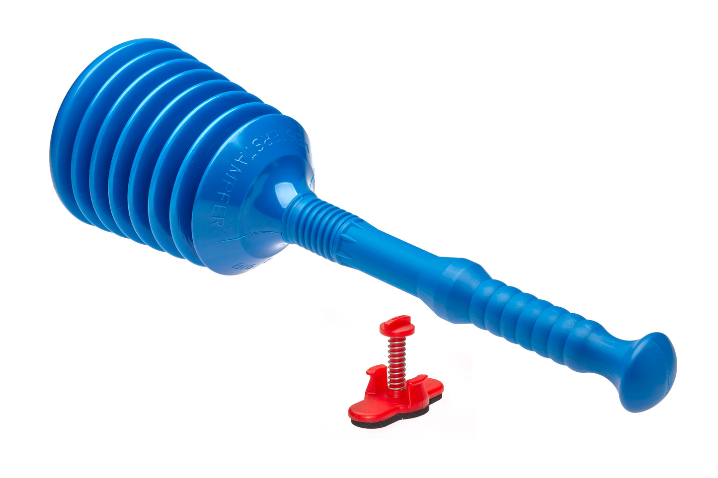 Turbo Klostampfer Blau mit Überlaufschutz