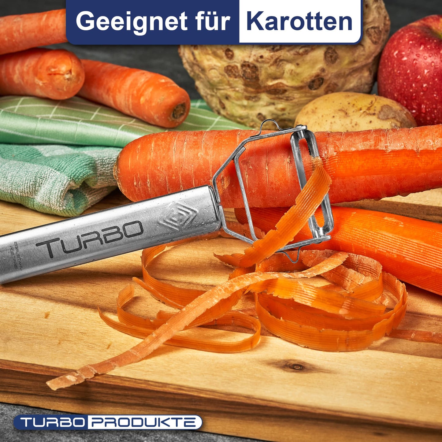 TURBO Schäler - 3 in 1 Schäler für Links- und Rechtshänder