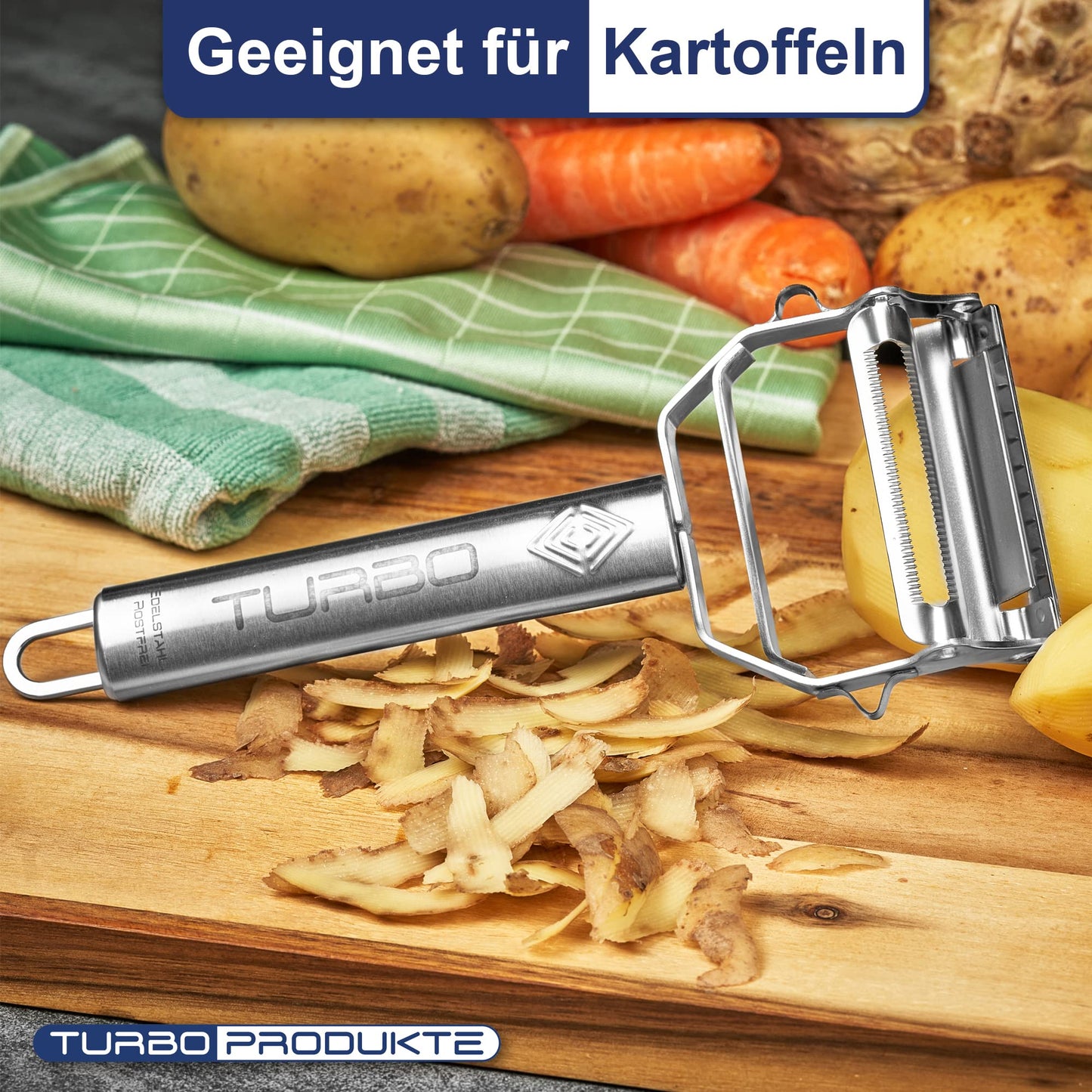 TURBO BI-TURBO – Julienne & Sparschäler in Einem