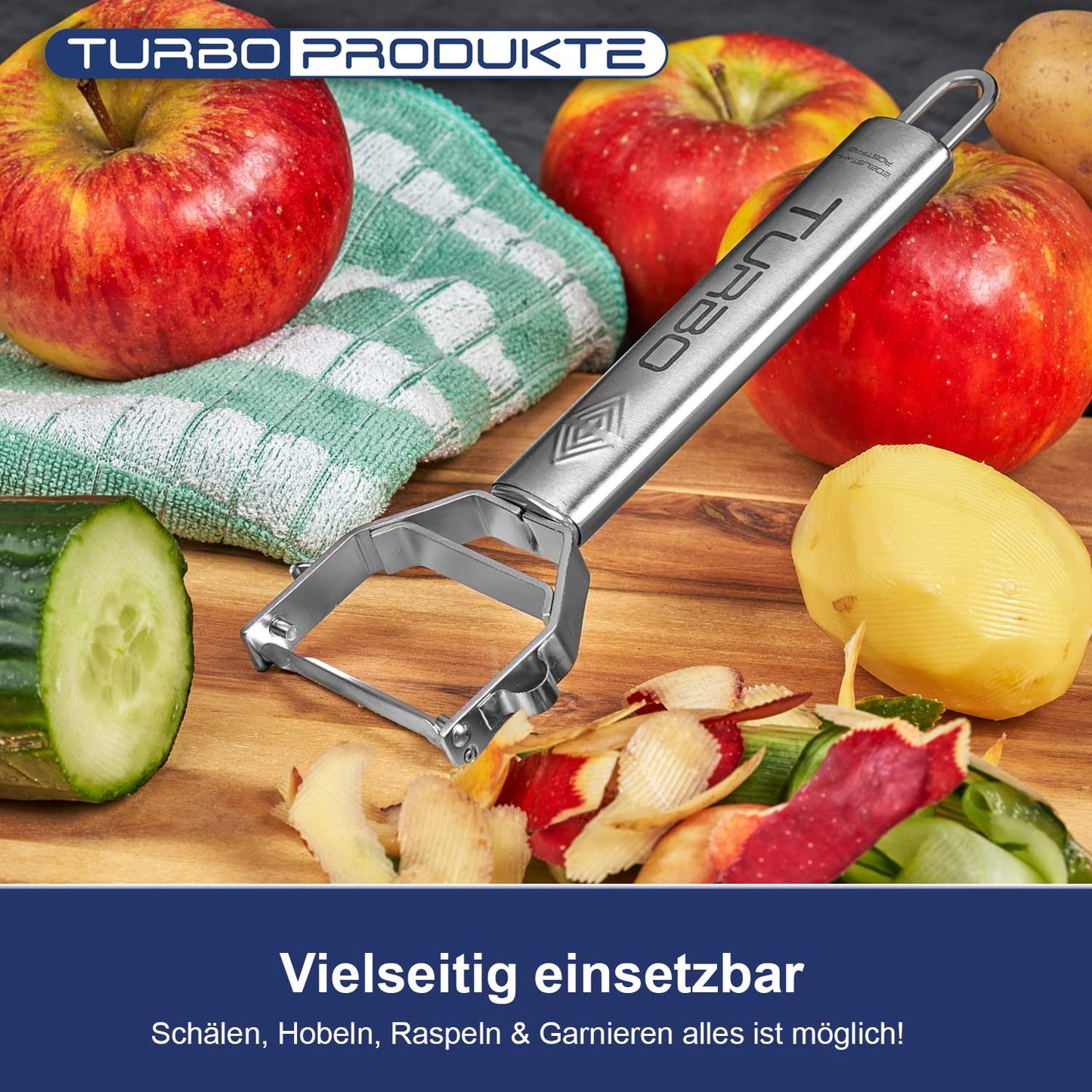 TURBO Schäler - 3 in 1 Schäler für Links- und Rechtshänder