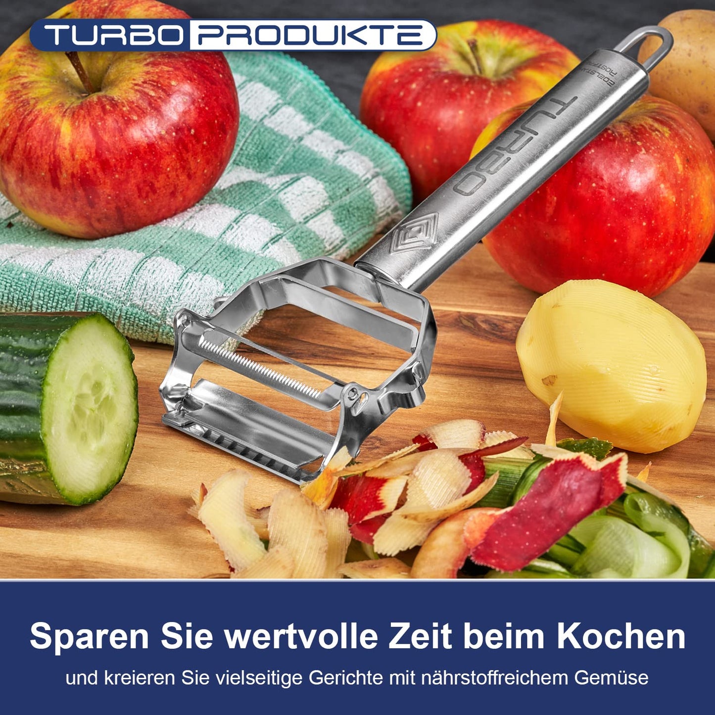 TURBO BI-TURBO – Julienne & Sparschäler in Einem