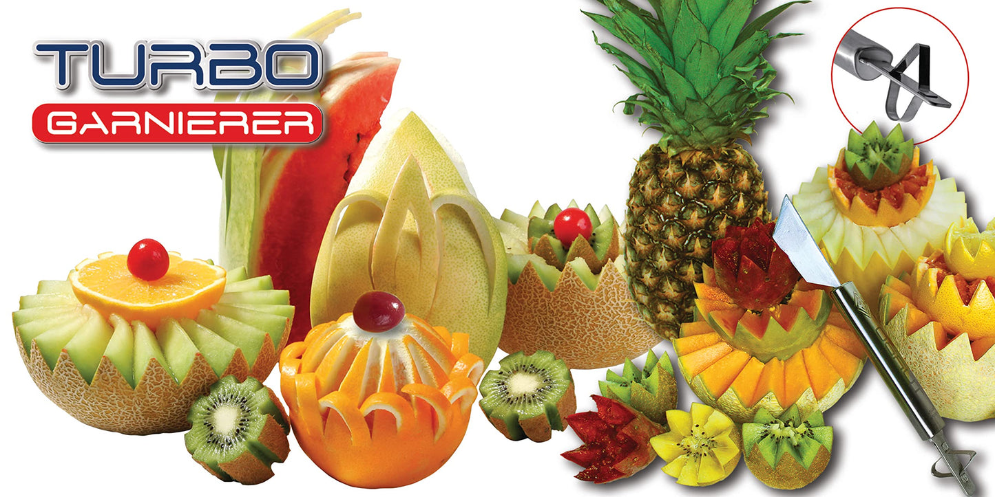 Garniermesser – Für Obst & Gemüse, 3in1 Funktion