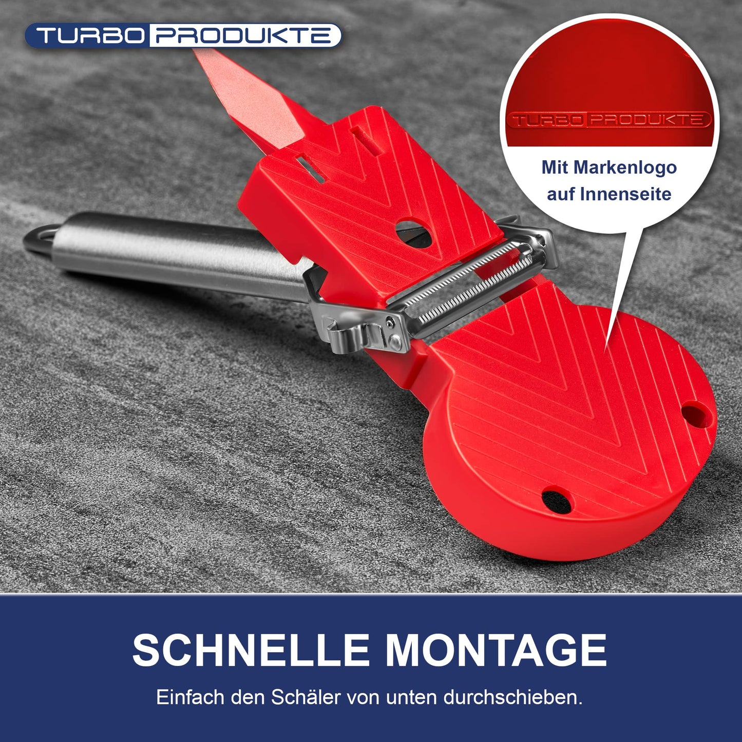 TURBO Combi Plus – 4in1 Schäler inkl. Hobelbrett