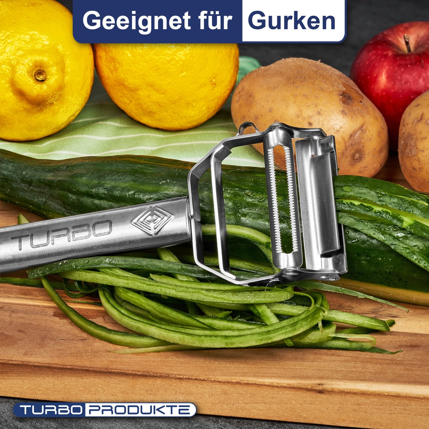 TURBO BI-TURBO – Julienne & Sparschäler in Einem