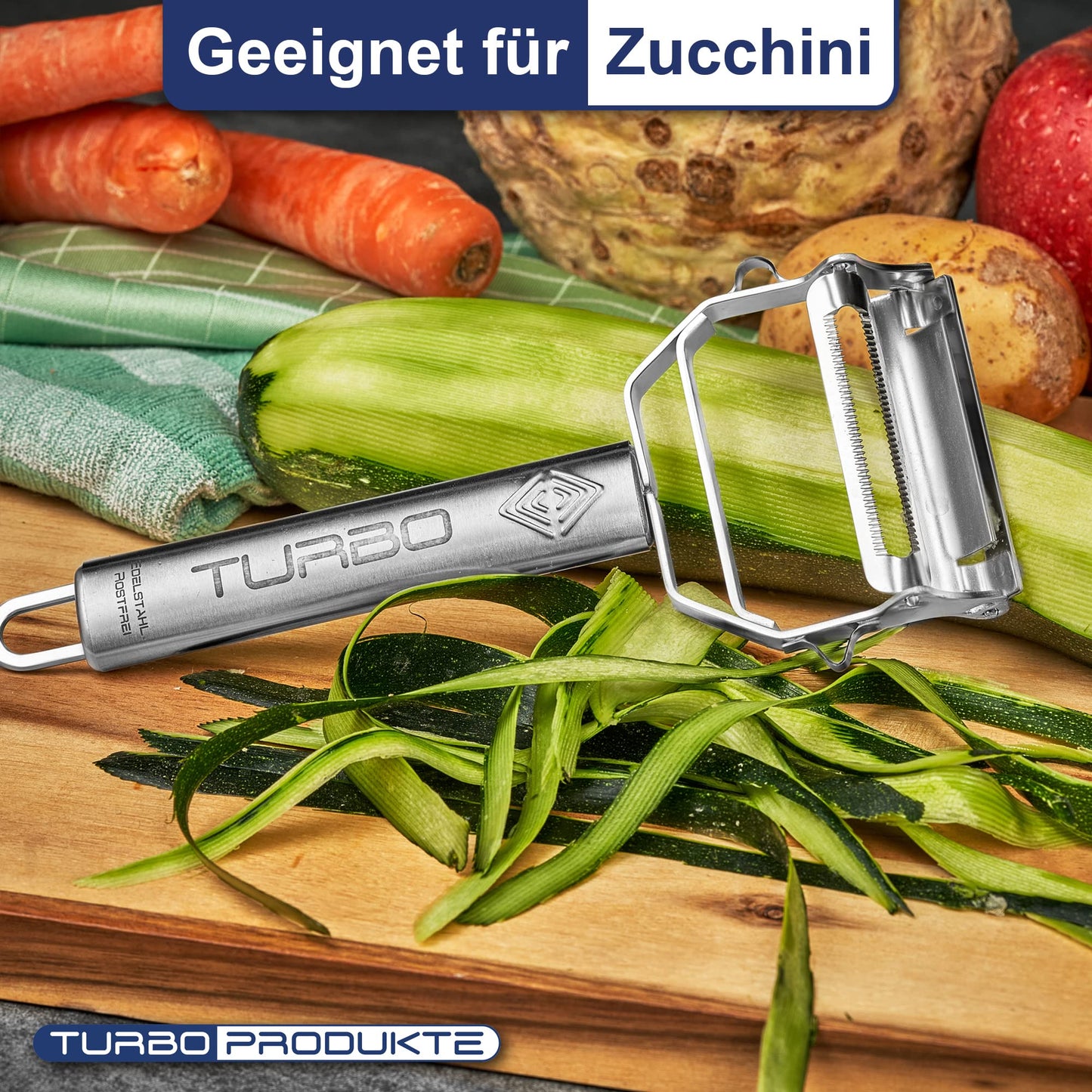 TURBO BI-TURBO – Julienne & Sparschäler in Einem