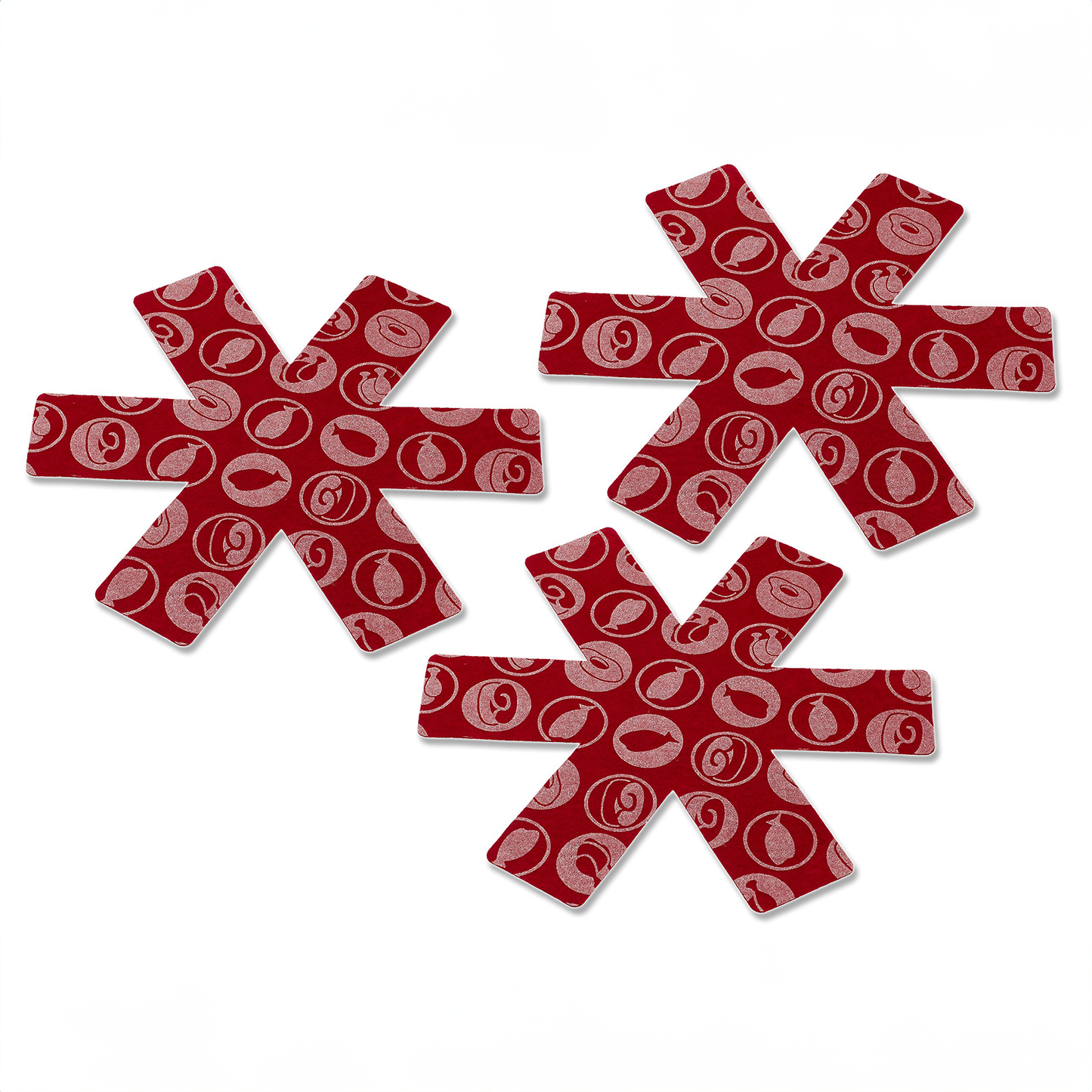 Pfannenschoner/-schutz 3er Set – Topfschoner Filz, Hitzebeständig, Anpassbar