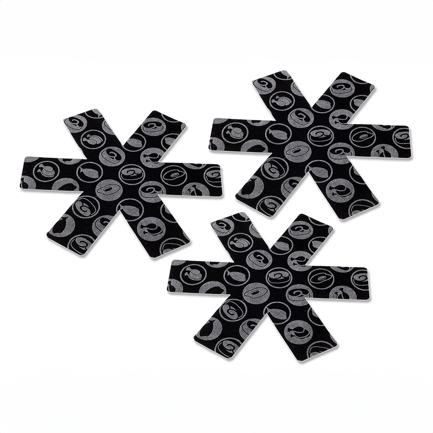 Pfannenschoner/-schutz 3er Set – Topfschoner Filz, Hitzebeständig, Anpassbar