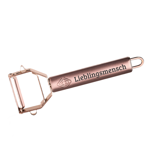 TURBO Schäler - 3 in 1 Schäler für Links- und Rechtshänder Roségold *PERSONALISIERBAR*