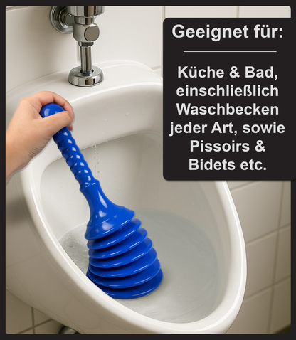 Stampfer Medium – Rohrfrei Pömpel mit 5-facher Saugkraft